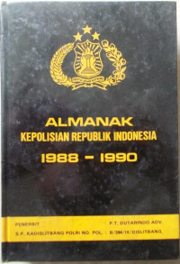 Image of almanak kepolisian republik indonesia 1988-1990