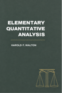 Image of elementary quantitative analysis