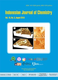 Image of Indonesia Journal of Chemistry vol. 18 no 4