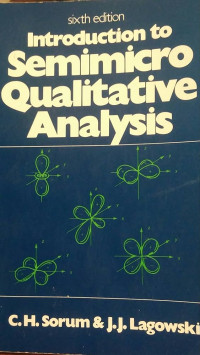 Image of Introduction to Semimicro Qualitative Analysis