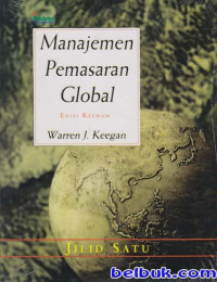 Image of manajemen pemasaran global jilid 1