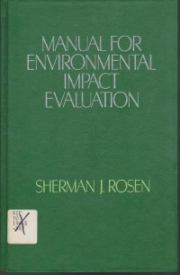 Image of manual for environmental impact evaluation