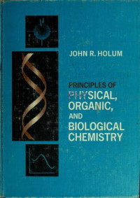 Image of principles of physical organic and biological chemistry