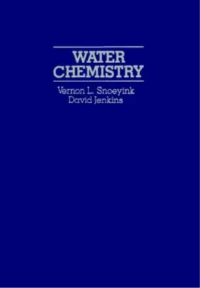 Image of Water Chemistry